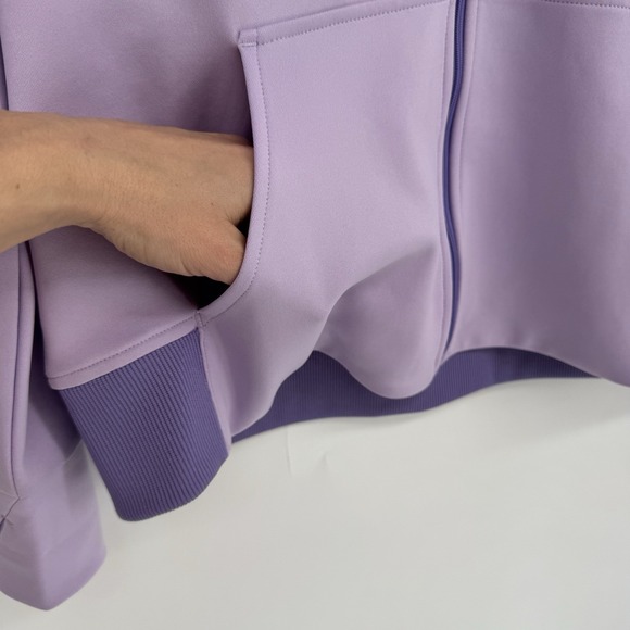 Footjoy FJ Women's Medium Full Zip Purple Cloud Performance Jacket Sporty Golf - Picture 5 of 8